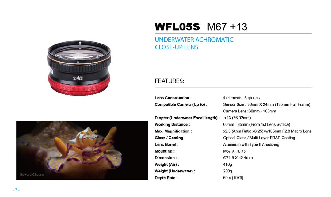 WFL05S +13 Makro-Vorsatzlinse