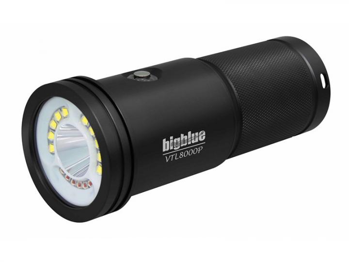 VTL8000P MAX Video- und Tauchlampe von BigBlue