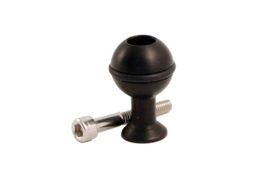 Ball head with stainless steel screw (M6)
