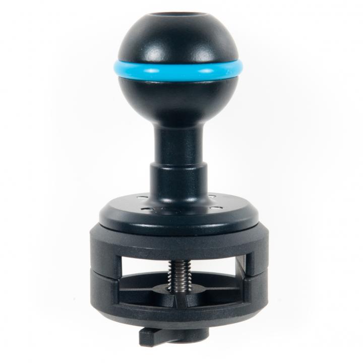 Strobe mounting ball for fastening on 125-400mm arms