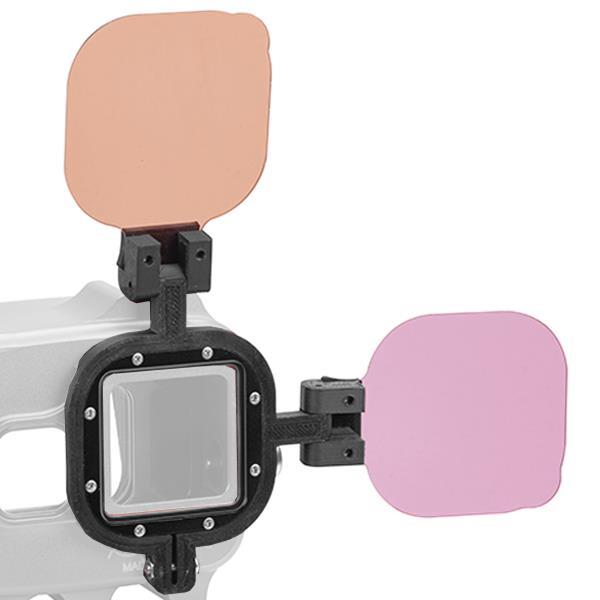 Zweifache Filterhalterung für GoPro Hero7 Gehäuse von Isotta