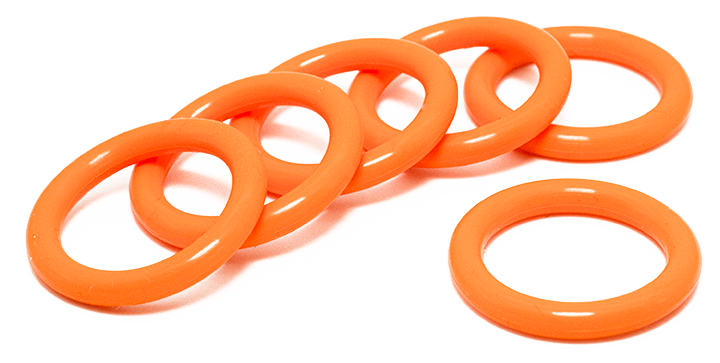 O-Ringe für 1-Zoll-Kugelkopf (orange)