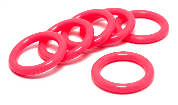 O-rings for 1 inch ball head (pink)