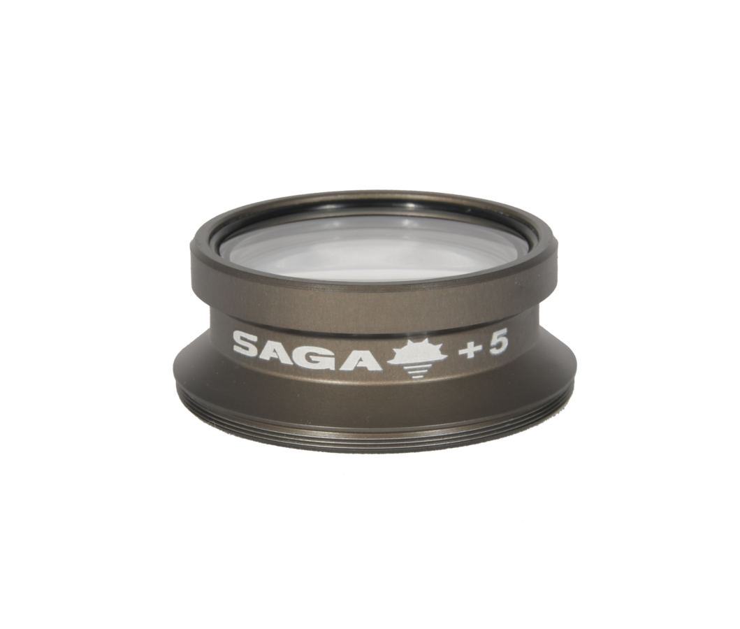 +5 diopter Achromatic lens by Saga