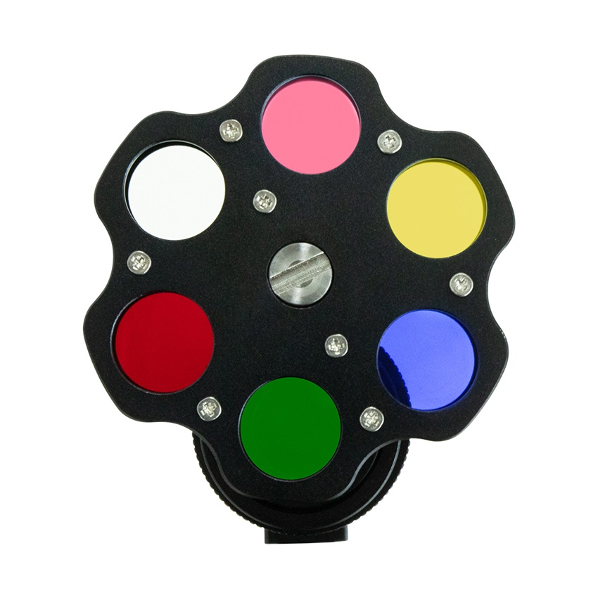 Makro-Snoot-Lampe mit Multi-Farben-Filter