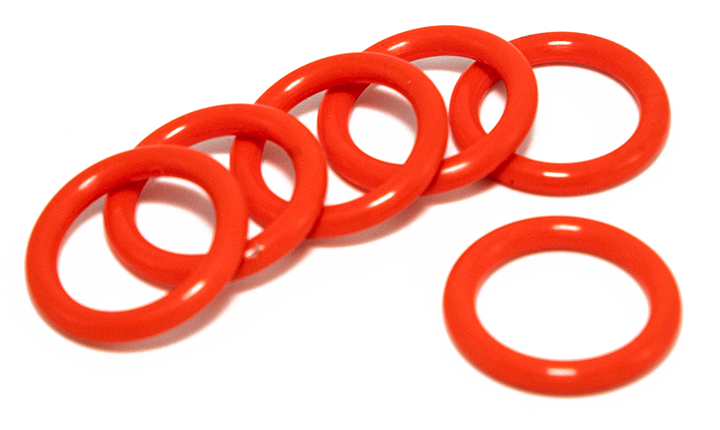 O-rings for 1 inch ball head (red)