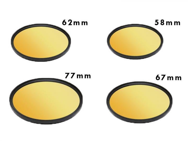 Gelbfilter für Fluoreszenz-Aufnahmen (M77)