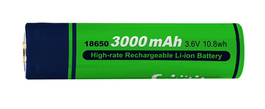 Spare Battery 18650 Li-ion, 3000mAh, High rate