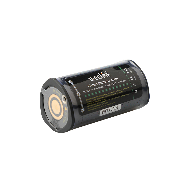 Spare battery 3*18650 Li-Ion, 3400mAh