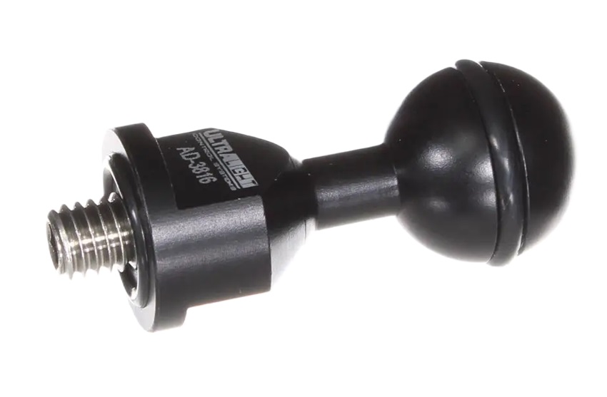 Ball head with 3/8 inch screw (male)