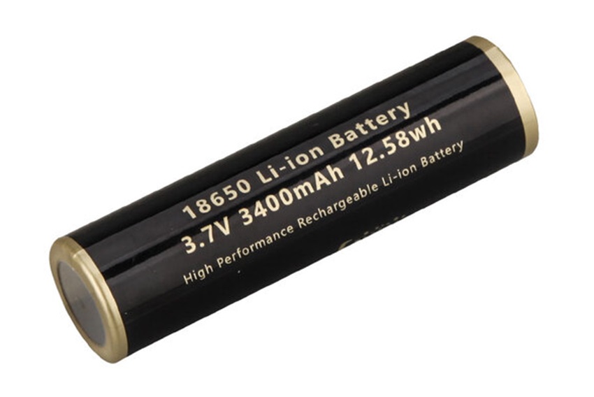 Spare Battery 18650 Li-ion, 3400mAh
