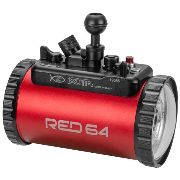 RED64 Underwater flash by Isotta